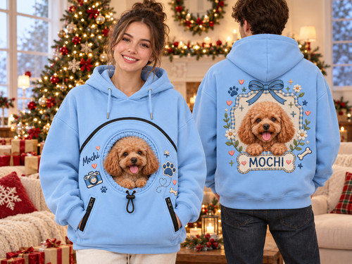 Personalized dog hoodie - dog,