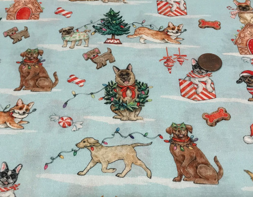 Christmas cute dogs - christmas*cute, dogs*