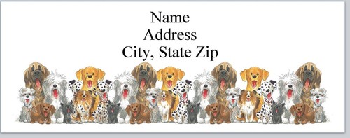 Personalized address labels - address,