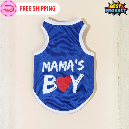 Pet cloths cute mamas boy - 1p,