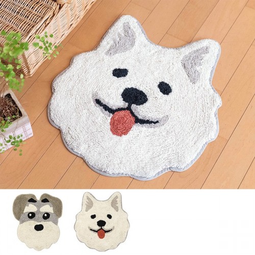 Cute schnauzer samoyed dog - schnauzer,