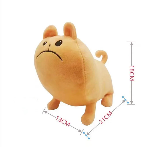 18cm noodle cat and bun - 18cm,
