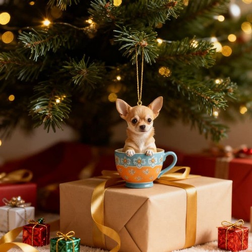 Dog ornament cute - dog ornament,