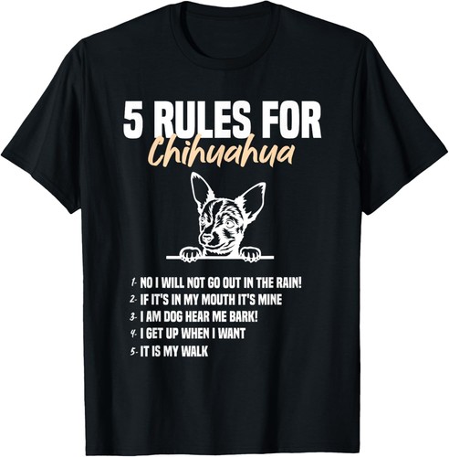 Funny rules for chihuahua - funny,