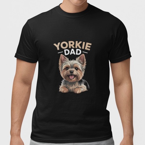 Yorkie dad shirt cute - yorkie,